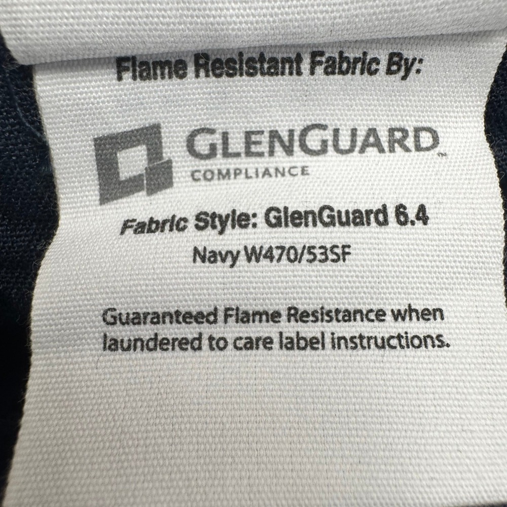 Carhartt FR Flame Resistant Navy Work Pants 36x32 NFPA 2112 CAT 2 GlenGuard 6.4 - Picture 7 of 16
